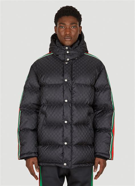 women gucci puffer jacket|gucci gg print jacket men's.